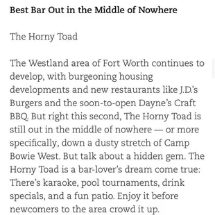 Great article from Fort Worth magazine