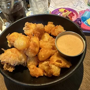 Beer battered cheese curds