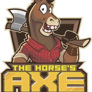  a donkey with a hammer in his hand