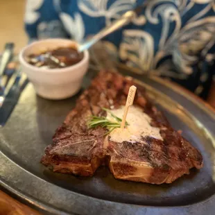 T T-Bone Steak (Well Seasoned!)