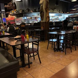 The grill is massive