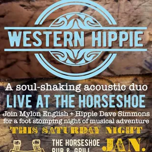 Western Hippie, more days coming.