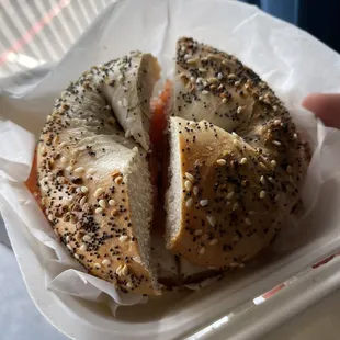 food, bagel, bagels