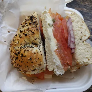 Plain Cream Cheese Bagel