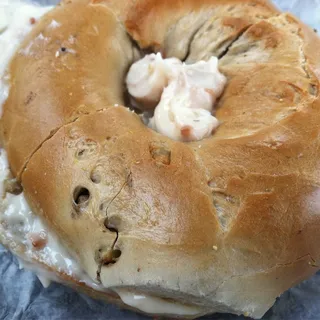 Strawberry Cream Cheese Bagel