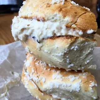 Honey Walnut Cream Cheese Bagel