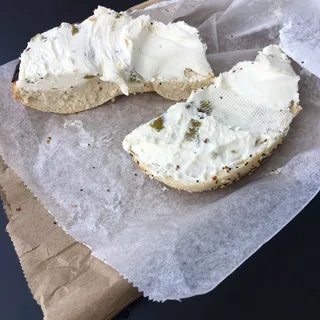 Jalapeno Cream Cheese Bagel