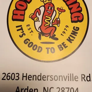 a sign for the restaurant