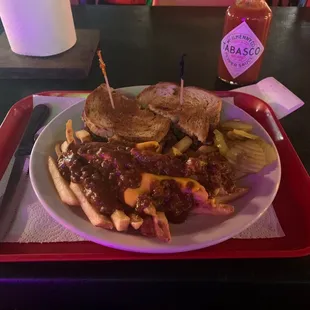 Pastrami chili cheese fries