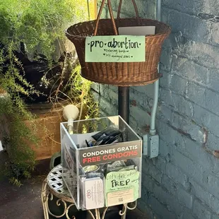 Plan b and condoms as needed...