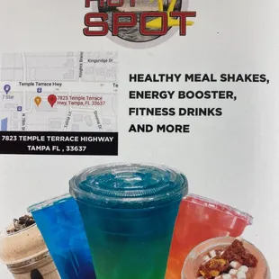 a menu for a healthy meal