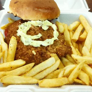 chicken wings and fried chicken, food