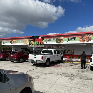 Front of the Hot Tomato