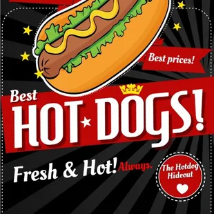 a hot dog with mustard and ketchup