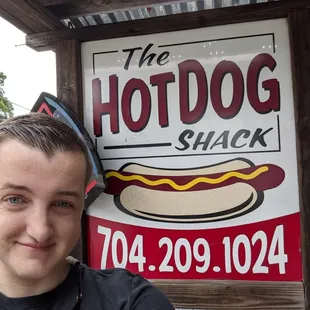 Having the best hotdog I have ever eaten