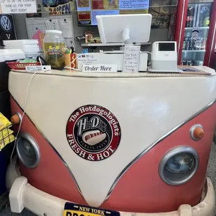 Where you order. Cool touch.