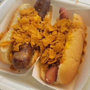 Fiesta sausage and hotdog