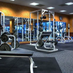 Hotel offers 60,000 sq. ft. fitness area including indoor and outdoor recreation.