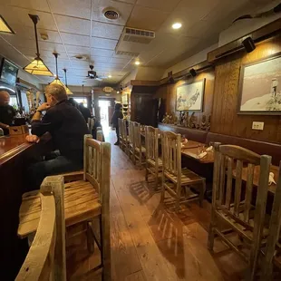 Bar area seating