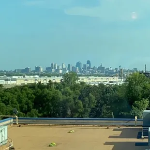 View from 5th floor elevator lobby