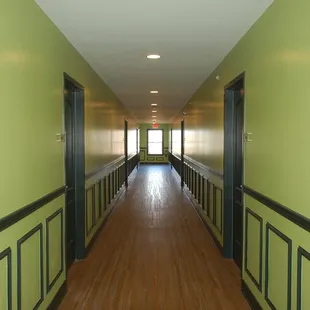 2nd Floor Hallway. The Hotel Sync has ZERO carpeting!