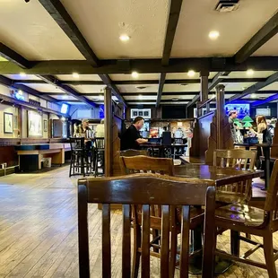 View of the bar
