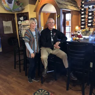 Don and Geri Pratt, former owners of The Hound&apos;s Tale.