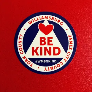a be kind sticker