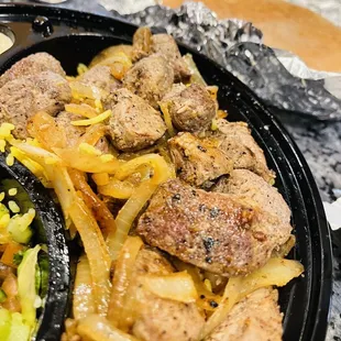 56. Lamb Kabob Platter