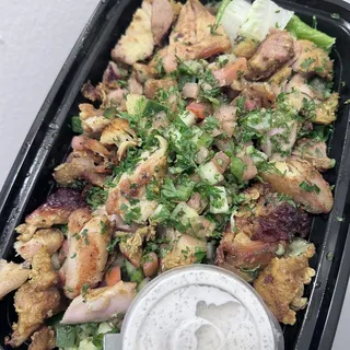 4. Chicken Shawarma Salad