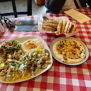 54. Chicken Kabob Platter