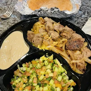 56. Lamb Kabob Platter