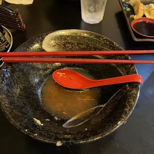 Meat Lover's Ramen completely demolished