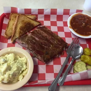 Rib dinner, oh so good