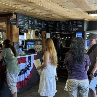 Counter for ordering food