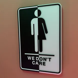 Love this- at the bathroom entrance