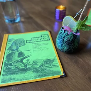 a menu for a restaurant