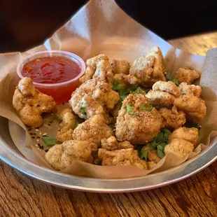 Fried Cauliflower Always a crowd pleaser! BOOM!!!!