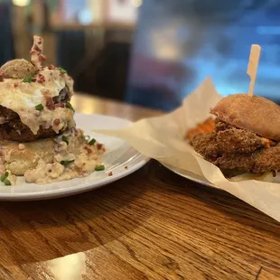 CHICKEN 'N BISCUIT 'N GRAVY STACK &amp; THE FOWLY BOY