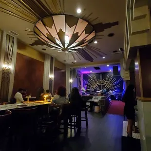 Inside/ view of stage (live music)