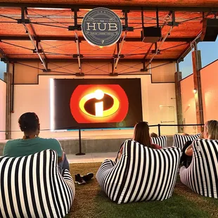 They also serve  popcorn.