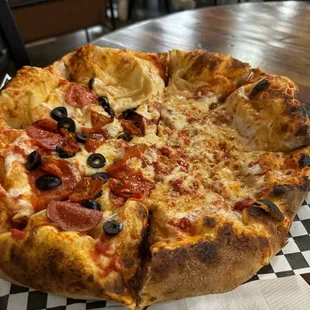 Wood fired pizza