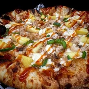 Spicy chicken aloha
