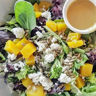 Kale Salad with Mixed Greens