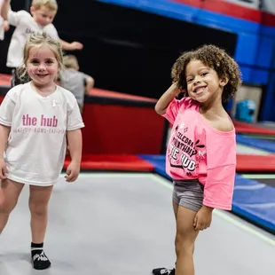 Open jump area in main trampoline park