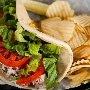 Chicken Salad Pita...yum!