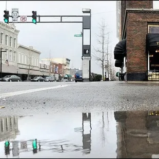 Rainy days are good days for coffee and a crepe.
