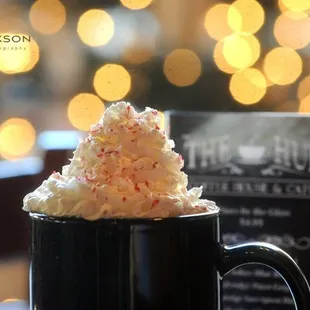Beautiful photo of the Peppermint Mocha Christmas Drink...by Clay Jackson.