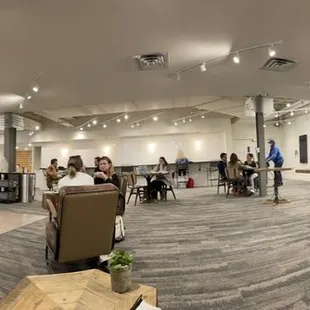 Coffee house lounge.