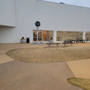 outside